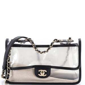 Chanel Sand By The Sea Flap Bag Pvc #210566C47B